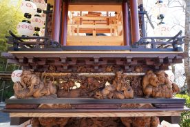 小鈴谷 白山車七福神昭和初期 初代彫常