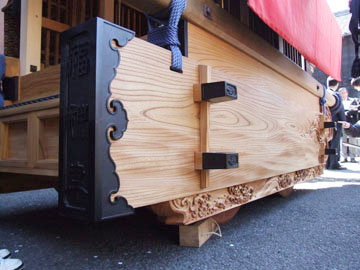 台輪後部と兜金