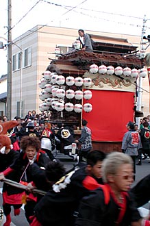 南組南車五人囃子初代彫常 大正9年