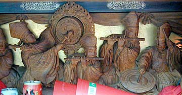 南組南車五人囃子初代彫常 大正9年