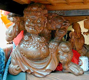 力神展持送り「力神」初代彫常 大正3年