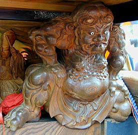 力神展持送り「力神」初代彫常 大正3年