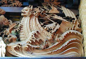 北村成車「元寇」初代彫常　大正１３年