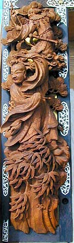 北村成車「元寇」初代彫常大正１３年