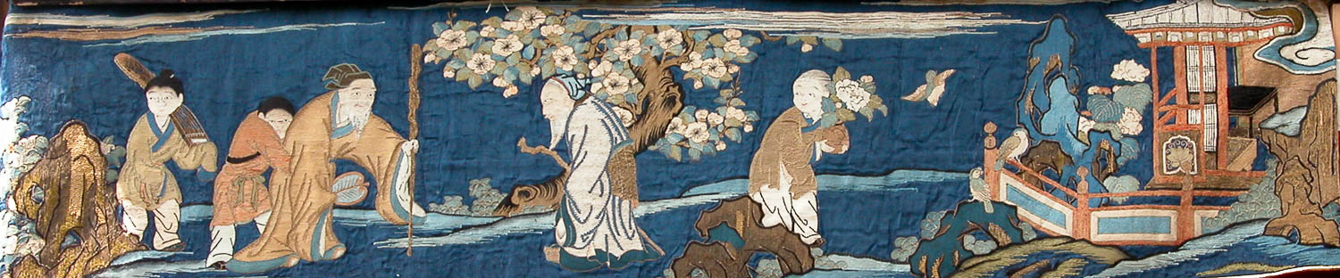 高田まつり　東町「林和靖軕」枠は堆朱の技法