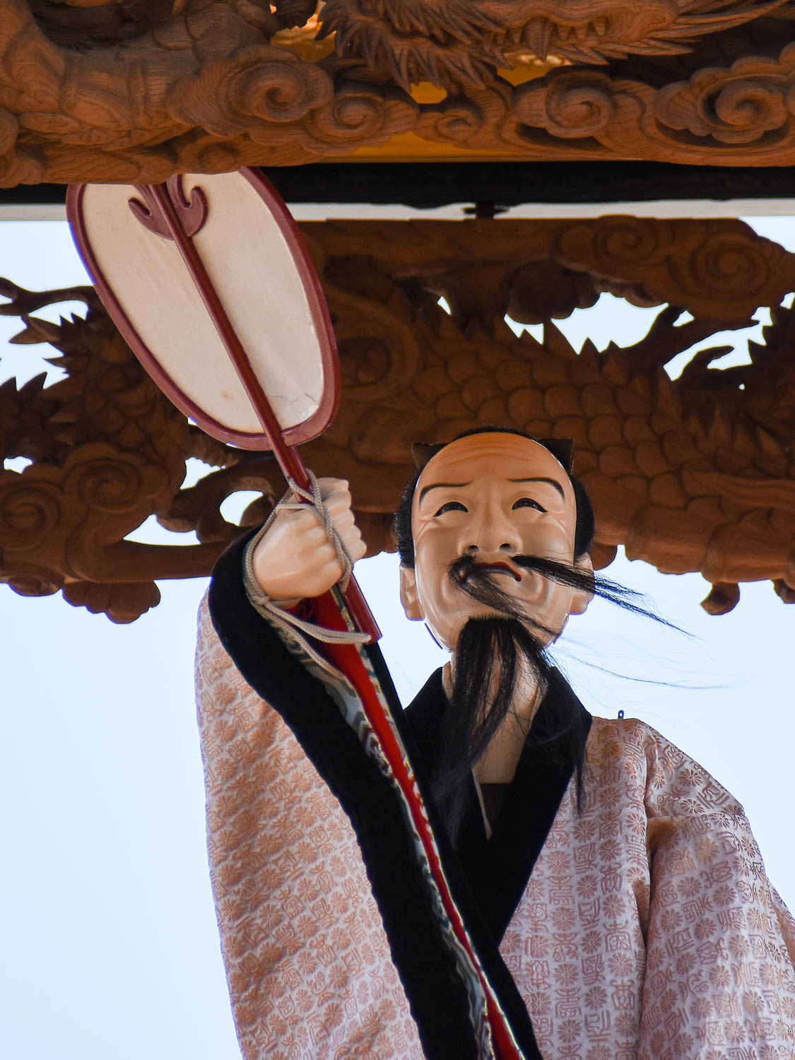 高田まつり　東町「林和靖軕」大将人形の林和靖