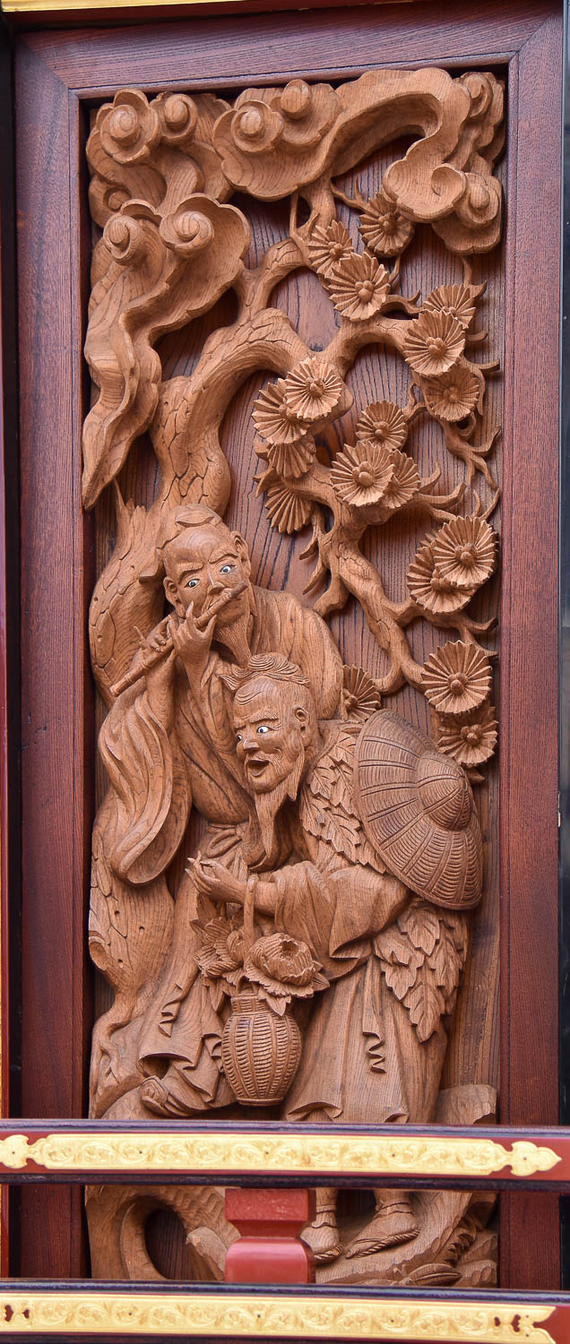 高田まつり　下河原町「神楽軕」脇障子