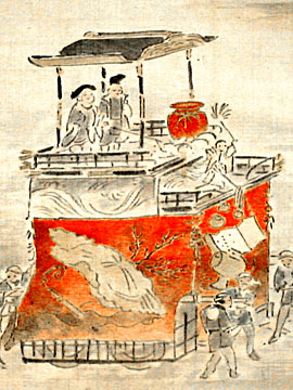 資料5－喜田華堂筆「東照宮長者町山車図」(個人蔵)