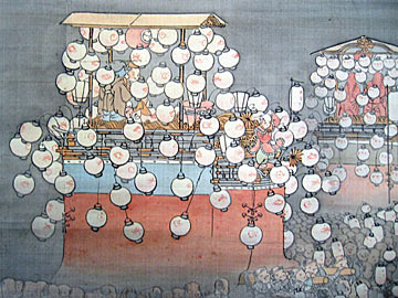 資料6－松吉樵渓筆「名古屋祭夜景図」(個人蔵)