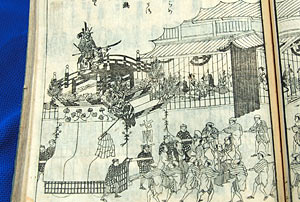 東照宮祭の七間町弁慶車