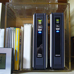 メーカー製のUSB外付けHDDが2台 