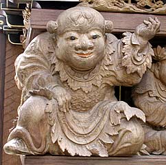 東組旭車唐子遊びと鶏」立川和四郎富昌弘化3年