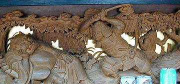 西馬場神車「大江山鬼退治」初代彫常大正年間